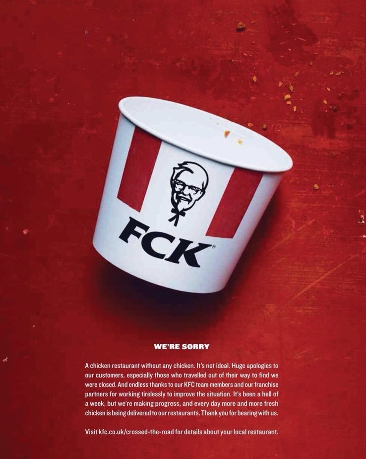 KFC-FCK-平面广告